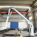 Crane de convés marinho 0,99T10M Crane marinho dobrável com estrutura compacta