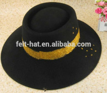 2017 fall/winter collection 100% Australian wool felt porkpie crown hat