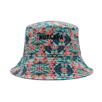 Custom Design Printed Flower Bucket Hat