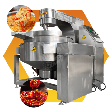 Industrial Automatic Gas Strawberry Jam Jacketed Cook Pan Mixer Machine - Planetary Mixer for Cook