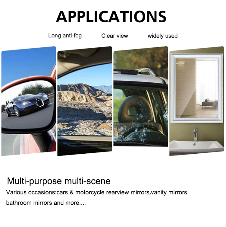 Multi function Blind Spot Mirrors rain proof film Car Mirror for Blind Side Door Mirrors for Large Image