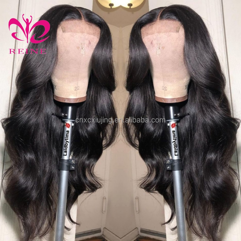 REINE Wholesale Hair Wigs Human Lace Front Closure Body Wave Full Virgin Brazilian Cuticle Aligned Lace Closure Human Hair Wig