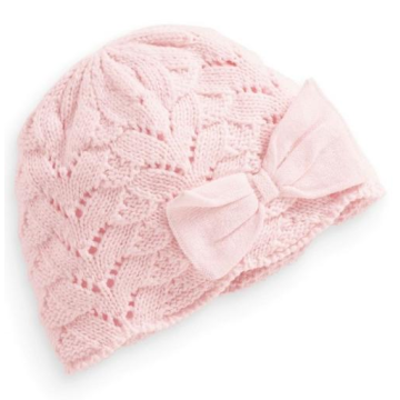 Bonnet tricot bébé personnalisé hiver chaud