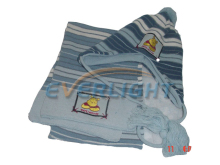 scarf,hat&glove set,knitted set