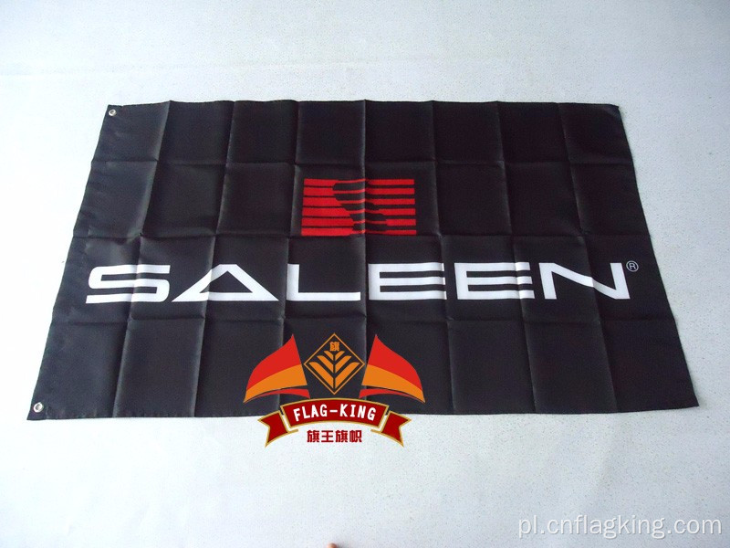 Flaga wyścigowa Saleen 90*150 CM 100% poliester saleen banner