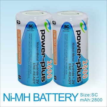 Ce,ul Approved Sc 2800mah/1.2v Rechargeable Nimh Battery