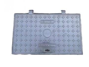 Square ductile cast iron manhole cover