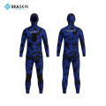 Seaskin 9mm โลโก้ Camouflage Men Spearfishing Wetsuit ชุดดำน้ำดำน้ำ