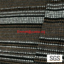 Multicolored striped jacquard knit boiled Wool Fabric, Woolen Cloth Fabric, Wool Cloth Fabric