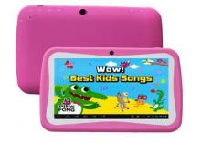 High resolution 7 inch Kid Touchpad Tablet PC Wifi Dual Cor