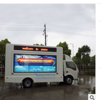 P10mm mobile led display trailer/truck mobile led display