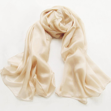 2014 Fashion Ivory Oatmeal Silk Paj Scarf