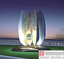 School Seashell Light Sculpture