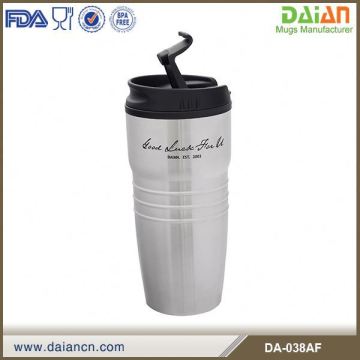 16oz double wall stainless steel insulated cups with lid