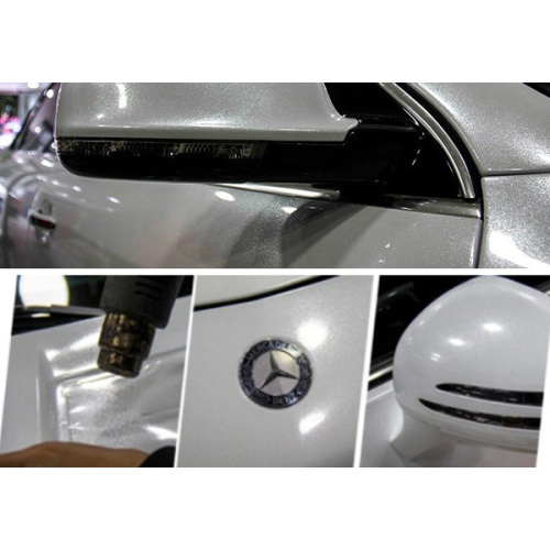 Metallic Diamond Matte White Whan Vinil Wrap