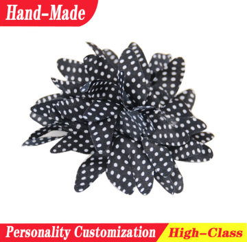 Spots flower fabric decorative flowers for shoes