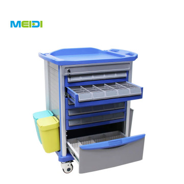 MEIDI Hot Sale Emergency Trolley Medicine Cart Trolley