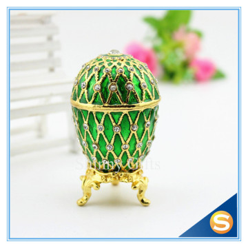 100% handmade easter egg shape box can pack jewelry