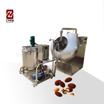 Automated Multifunctional Chocolate Peanut Nut Coating Machine