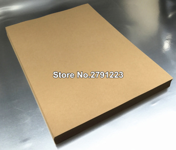 FREE SHIPPING A4 Brown Kraft Paper Paperboard Cardboard Card Blank 100gsm 150gsm 50pcs/lot