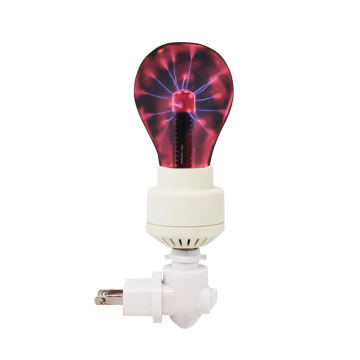 Plug-In Glowing Glass Plasma Corridor Lights - High Quality Reusable Round Plasma Night Light