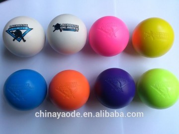 Custom rubber lacrosse balls