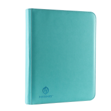 Leather binder zipper board Game loose-leaf card book