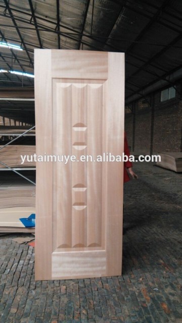 HDF and MDF molded veneer door skin different types of plywood door skin melamine colours door skin