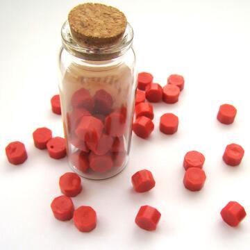 Bottled Glass Hexagon Sealing Wax Beads
