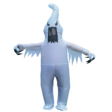 Horror Scene Props: Holy Day White Ghost Inflatable Costume for Bar Party and Shows
