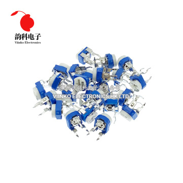 50pcs RM065 RM-065 100 200 500 ohm 1K 2K 5K 10K 20K 50K 100K 200K 500K 1M ohm Trimpot Trimmer Potentiometer Variable Resistor