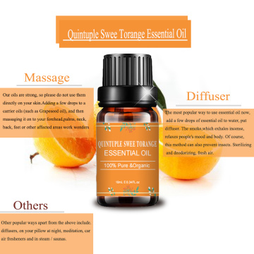Aromatherapy Quintuple Sweet Orange Essential Oil OEM