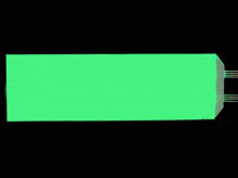 Green Edge-lit Led Backlight Panels For Mobile Lcd Screens Or Remote Control