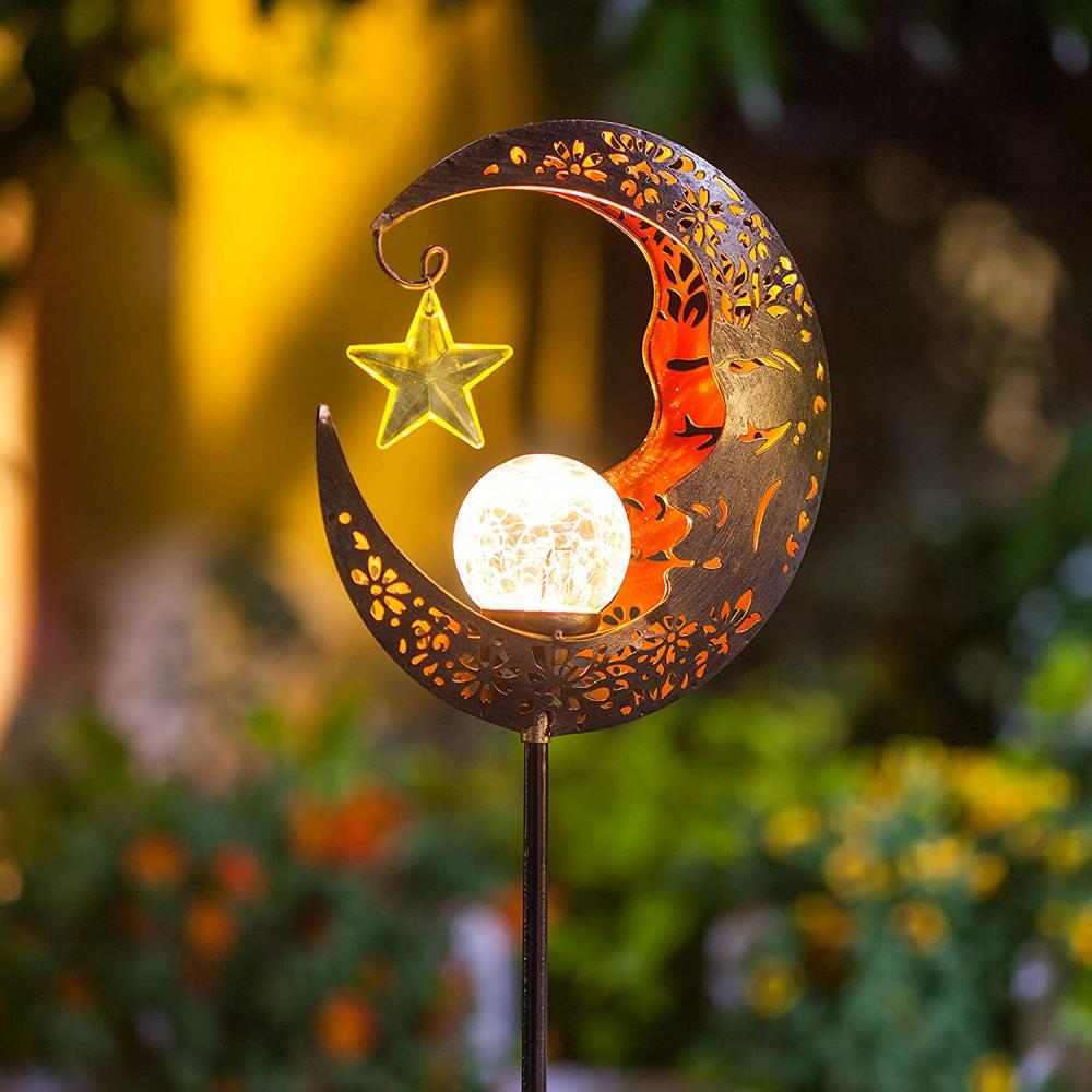 Latarnia Solar Moon for Patio Lawn Decorations