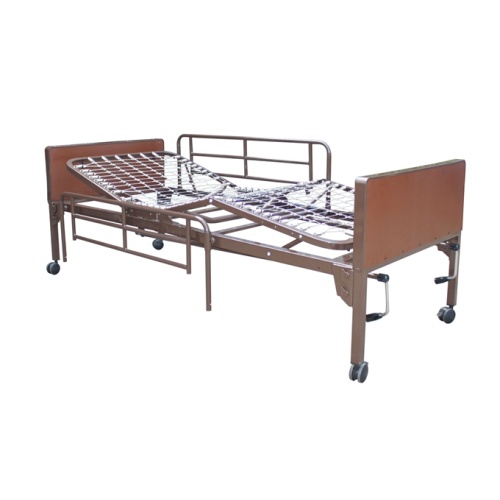 Wyartykułowane łóżko szpitalne z szynami do wspólnej opieki