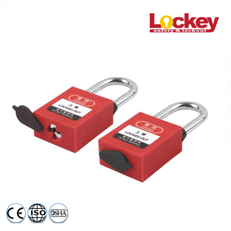 38mm الصلب تكبل طول الخطر قفل Tagout قفل