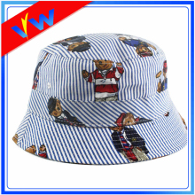 Custom Printing Logo 100% Cotton Adult Bucket Hat