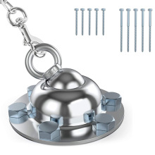 Rust-Proof Cat and Dog Anchor Stake with Swivel for Tethering