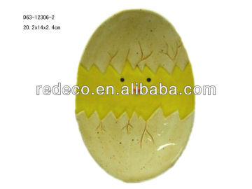 Ceramic easter decorative plate