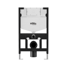 CE Standard Wall Hung Toilet and Plastic Concealed Cistern Frame