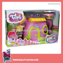 Flower fairy toy figure play set