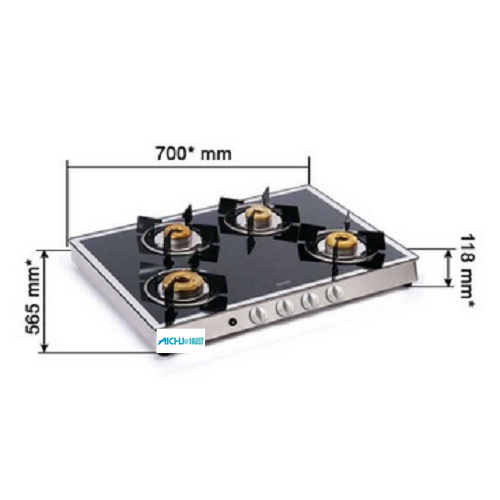 4 Queimadores a gás Cooktop forjados