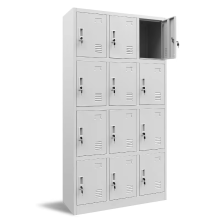 12-Door Steel Lockers Home Storage Cabinet