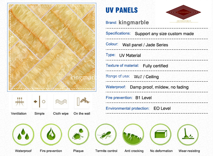 Artificial UV Coating Board for Sale