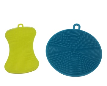 Silicone Sponge Brush 2PCS
