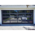 Aluminum Modern Glass Garage Door with Sectional Panels