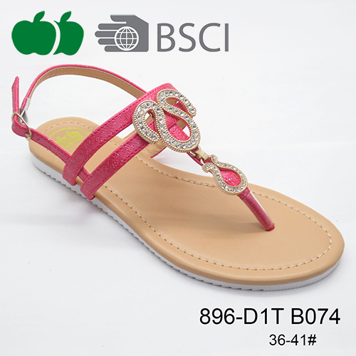 flat sandal with tpr sole