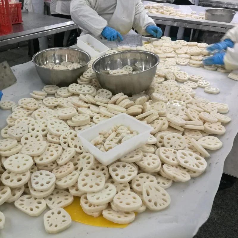 Frozen Lotus Root Slice Ifq Vegetables