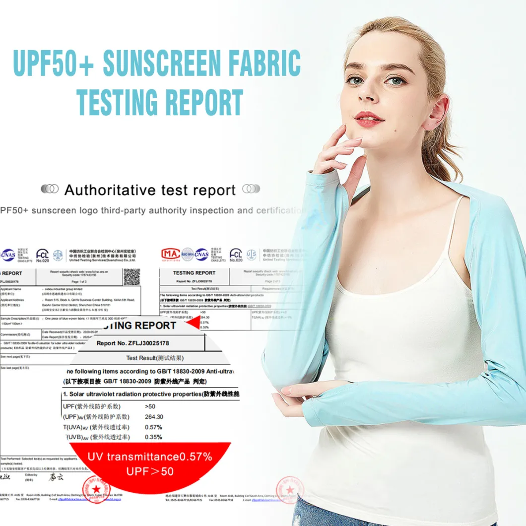 Ladies New Ice Silk Sleeve Anti-UV Siamese Shawl Sleeve