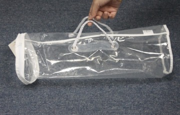 transparent plastic pvc bedsheet bag/bedding sets bag